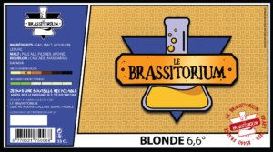 Etiquette blonde originale Brassitorium